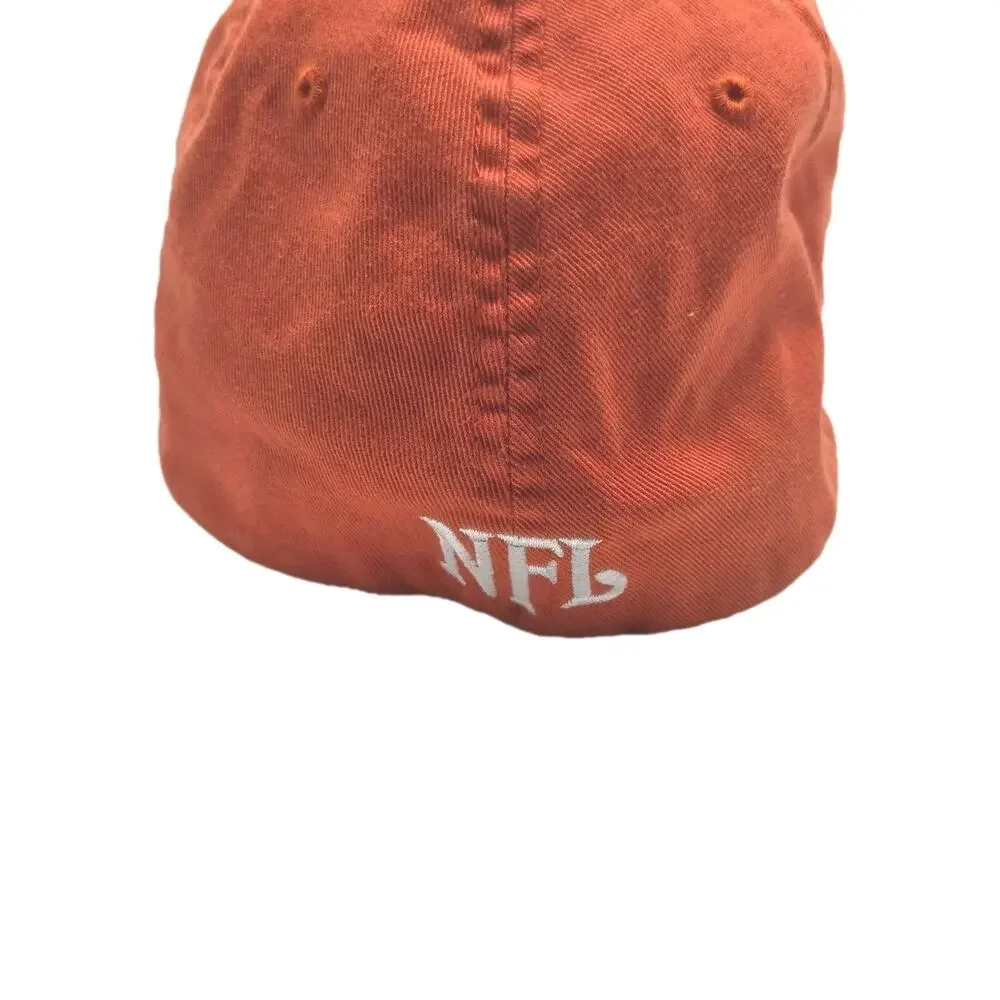NFL Miami Dolphins Fitted Hat Unisex OS Orange Embroidered Maxflex Hat Football